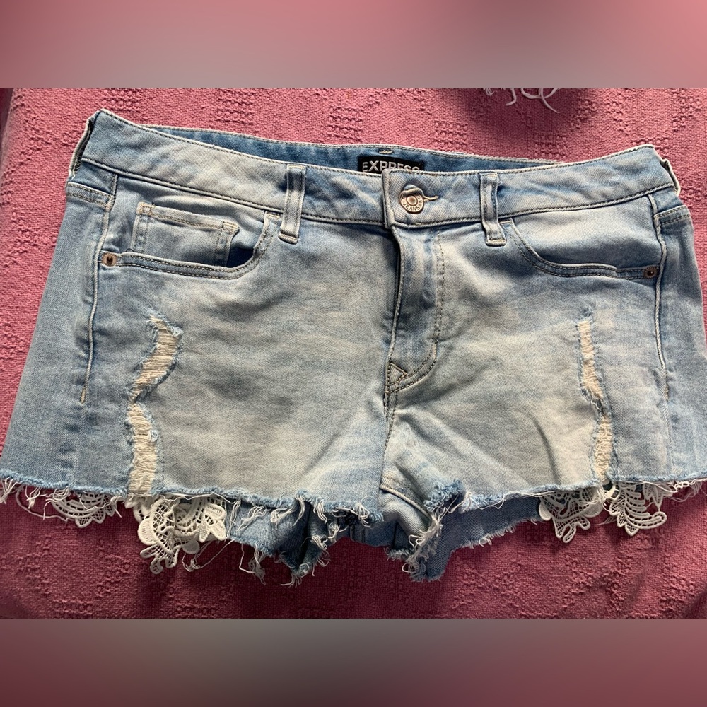 Express Denim Shorts